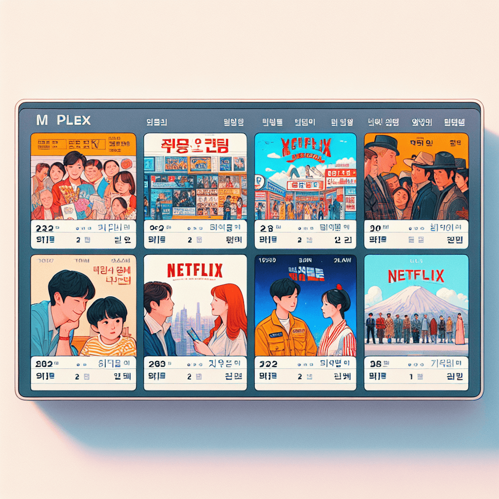 MPLEX 편성표, 최신 영화와 드라마를 한눈에 보는 방송표