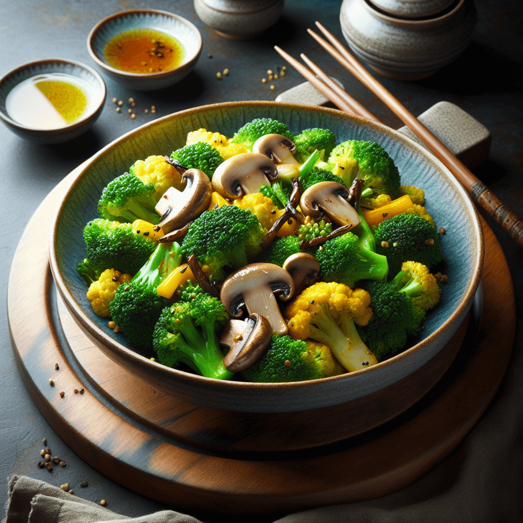 브로콜리와 버섯의 황금조합, 저염 팬볶음 가이드
