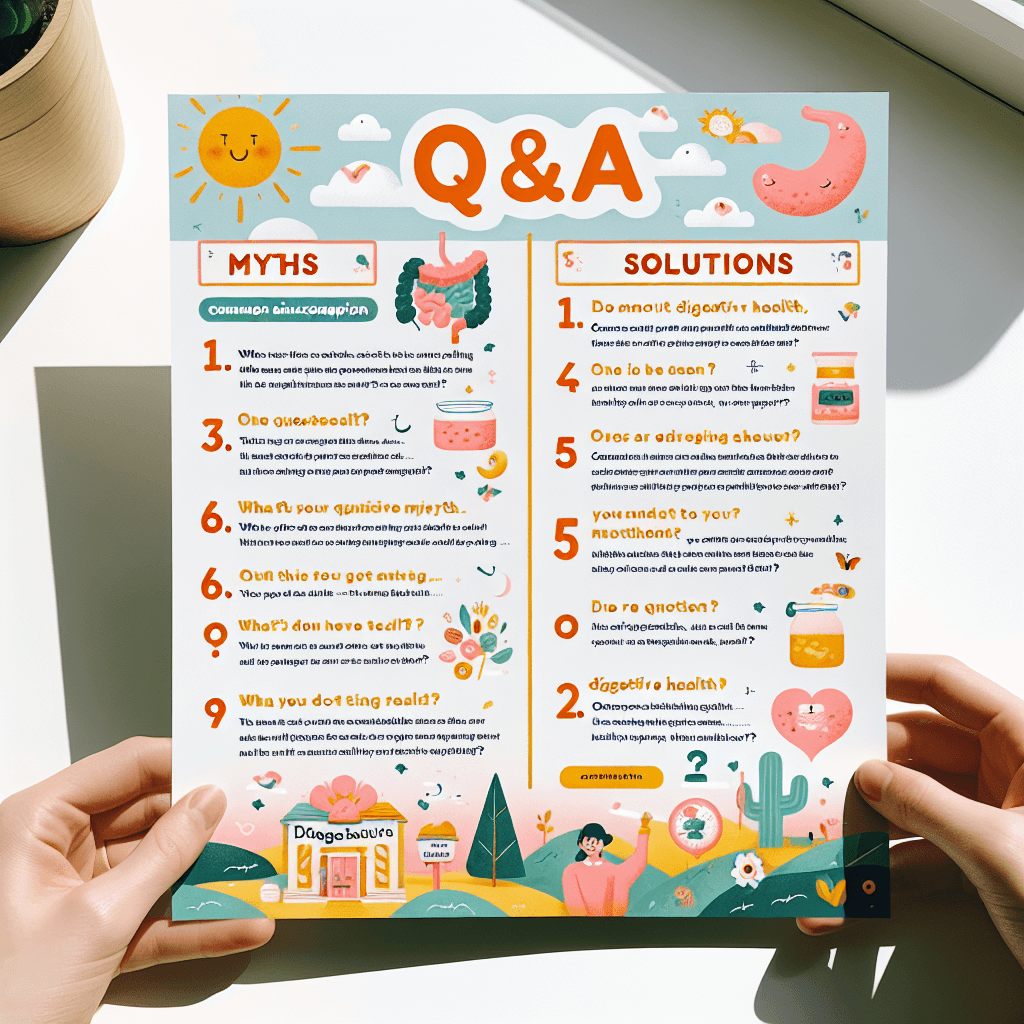 장 건강 Q&A 12문항, 흔한 오해와 실전 해법