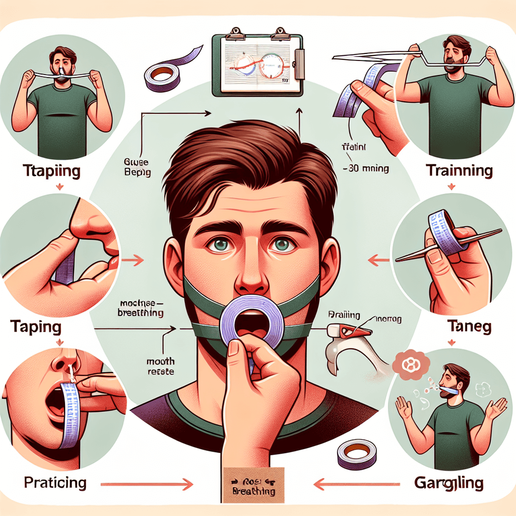 코·입 호흡 전환 루틴, 30분 테이핑·훈련·가글 실천법