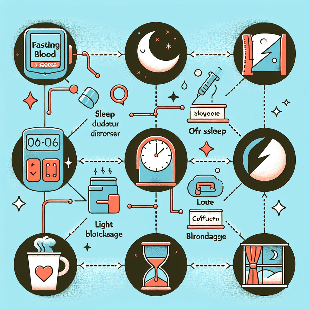 공복혈당장애와 수면, 카페인 컷오프·빛 차단·수면시간 전략