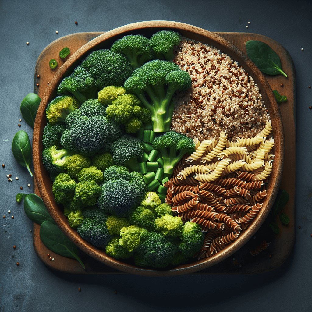 브로콜리 꿀조합 탄수화물, 퀴노아·현미·통밀 파스타