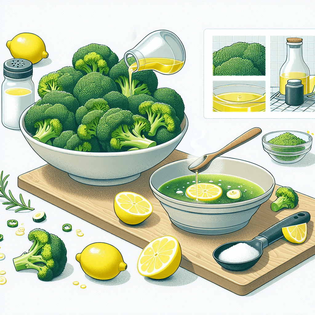 브로콜리 비린내·유황 냄새 줄이는 레몬·식초 활용법