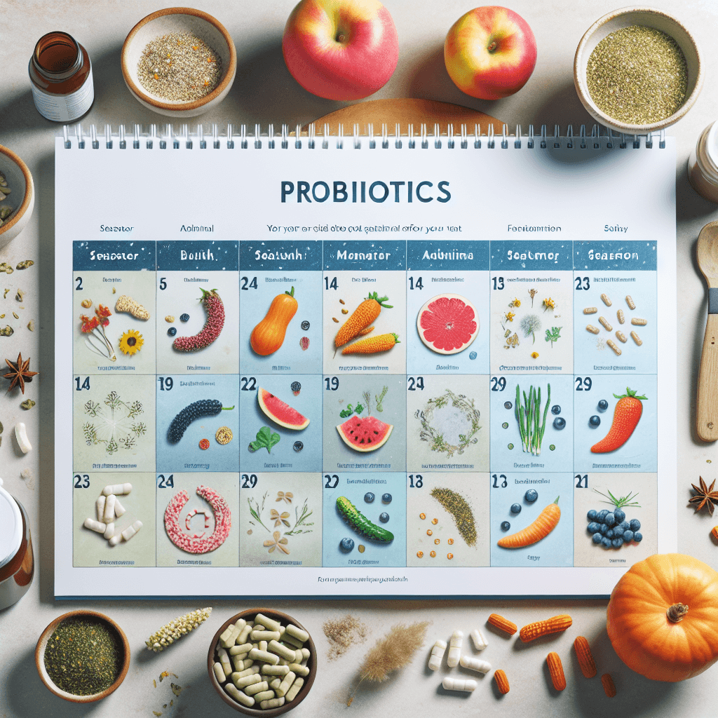 계절별 프리바이오틱스 캘린더, 제철 식재료로 장친화 식단