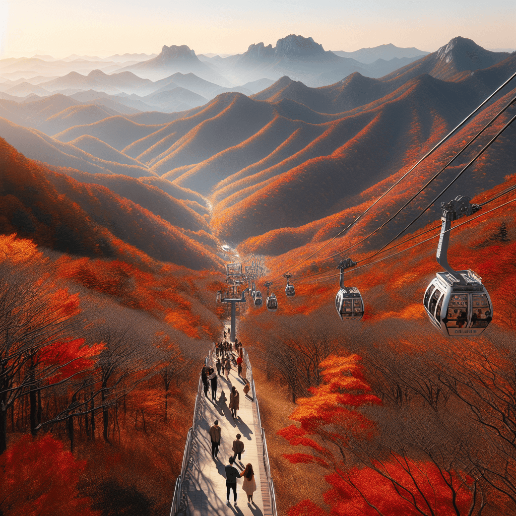 대둔산 단풍 산책로: 케이블카·금강구름다리 시점 가이드