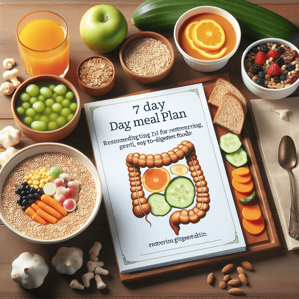 AI가 추천하는 위장 건강 회복 7일 식단표: 저자극·소화 쉬운 메뉴