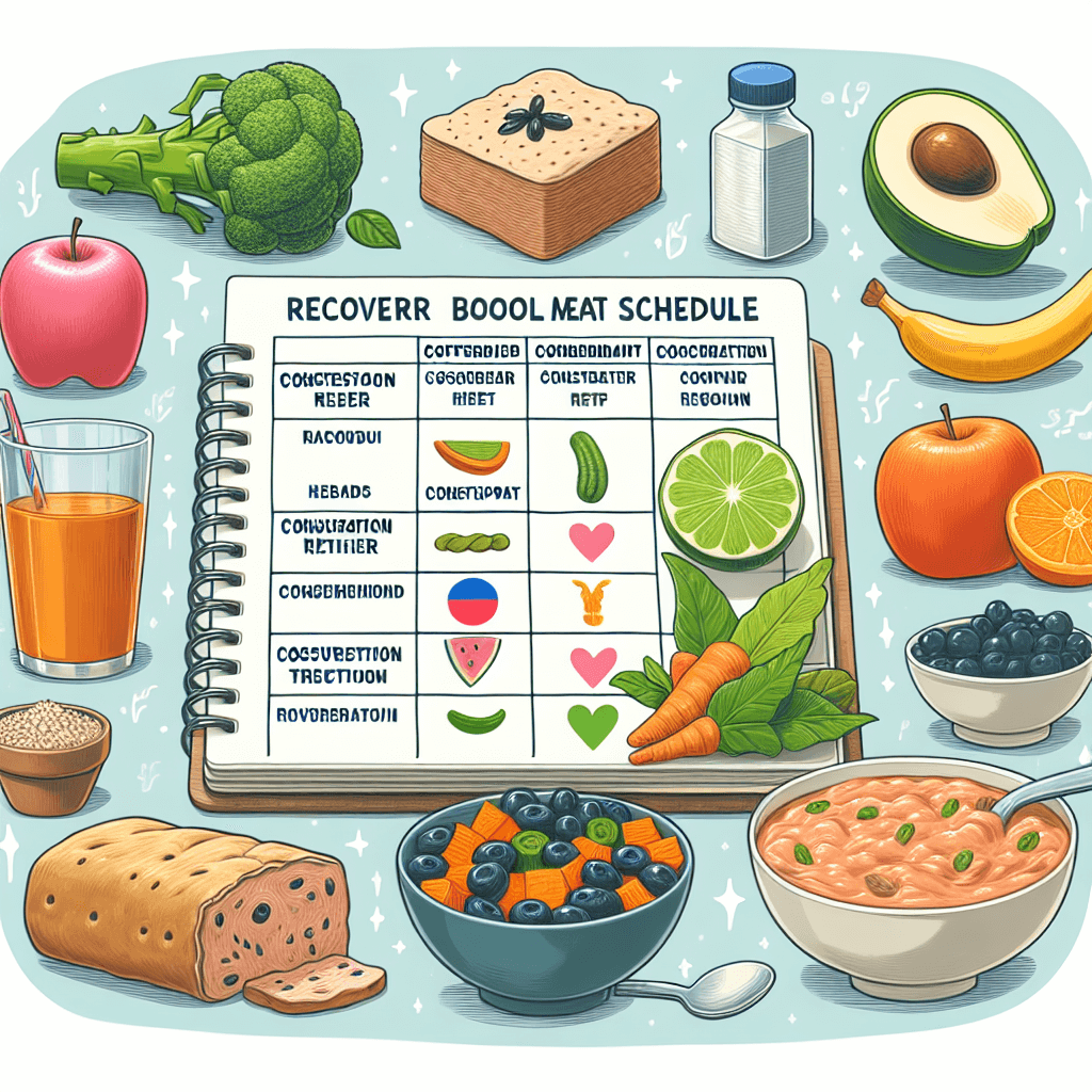 AI가 추천하는 변비 완화 1주일 식단표: 식이섬유로 배변 리듬 회복하기