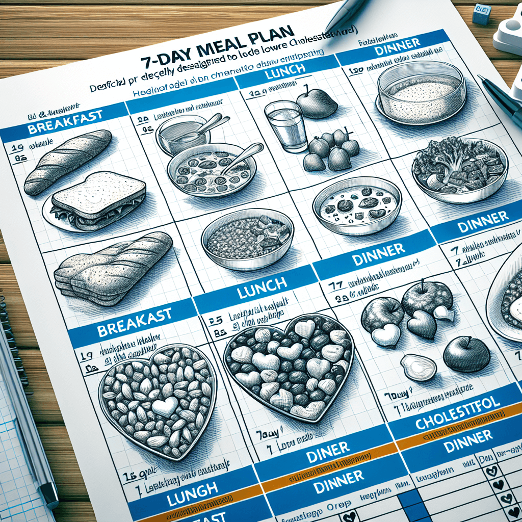 콜레스테롤 낮추는 식단 7일 플랜: LDL 잡는 아침·점심·저녁