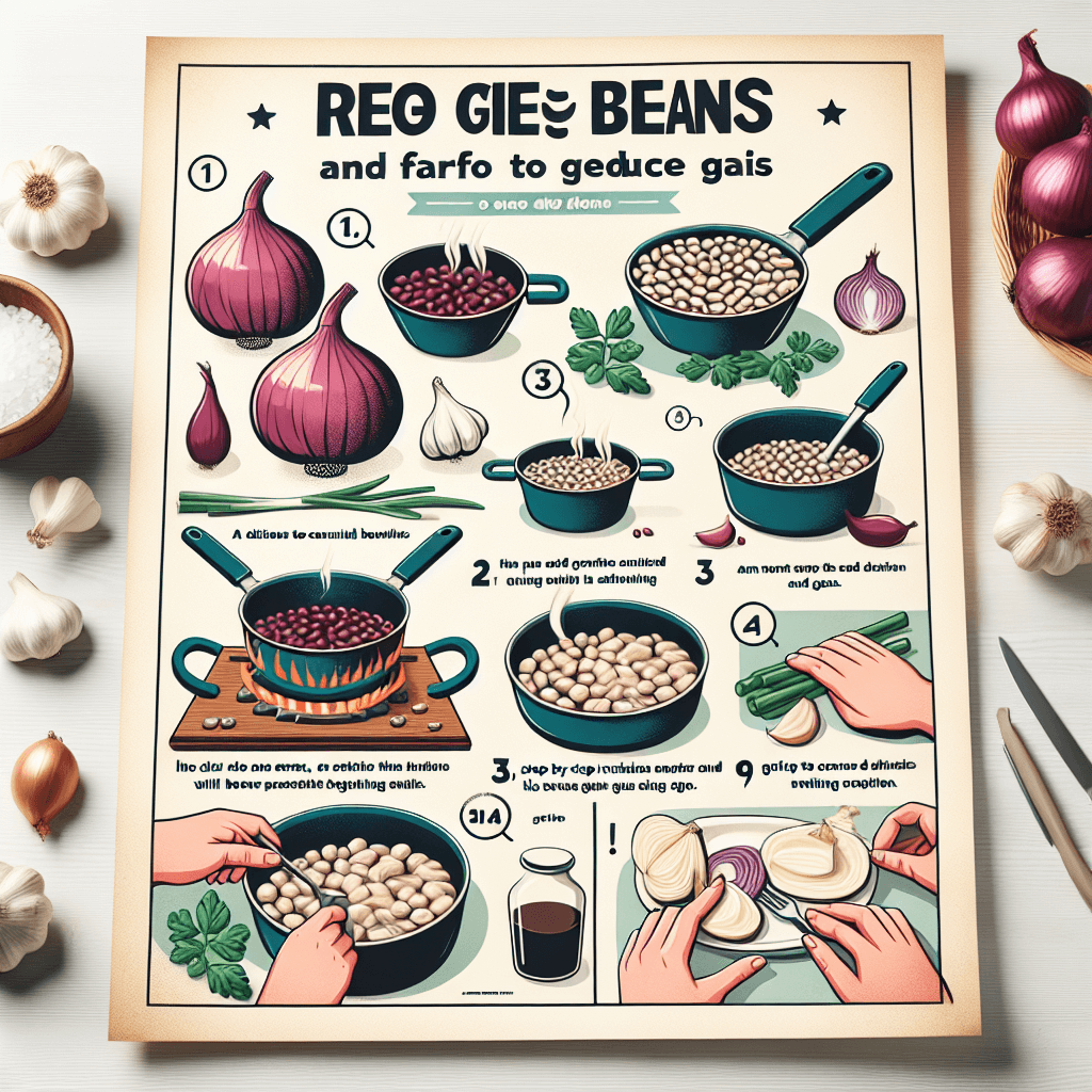 가스 덜 차게 먹기, 양파·마늘·콩류 섭취 요령