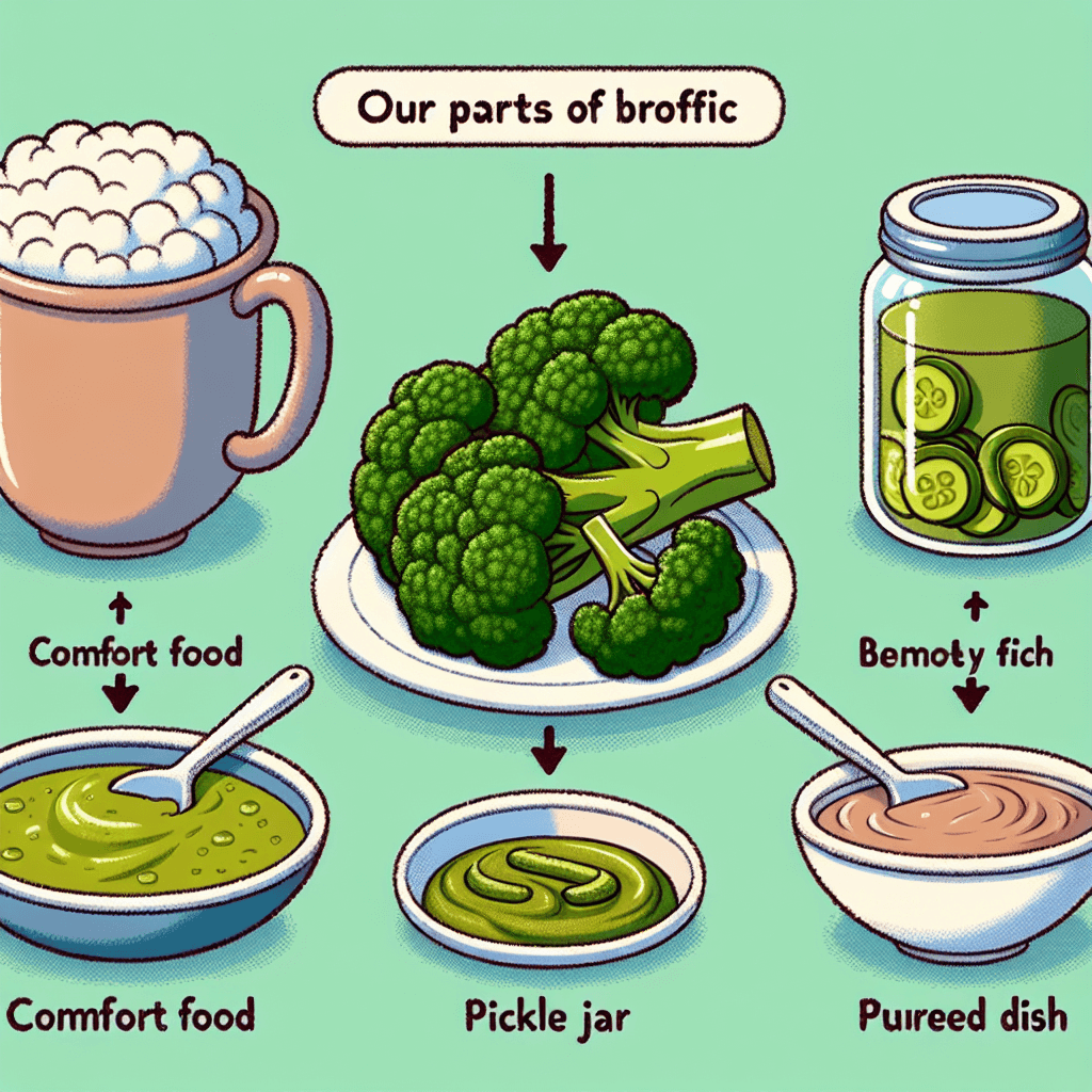 브로콜리 남은 부분 100% 소진, 콤포트·피클·퓨레 활용