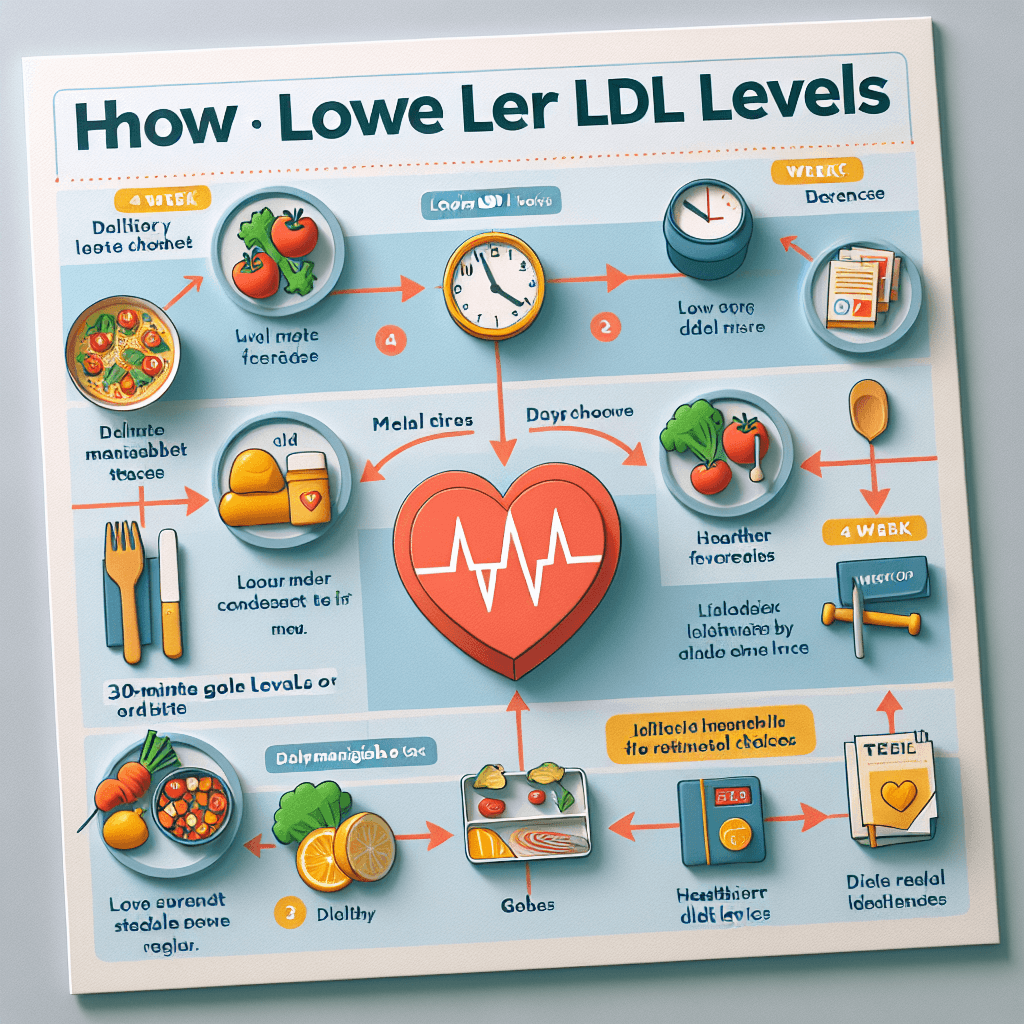 하루 30분으로 LDL 낮추기: 식단으로 시작하는 4주 루틴