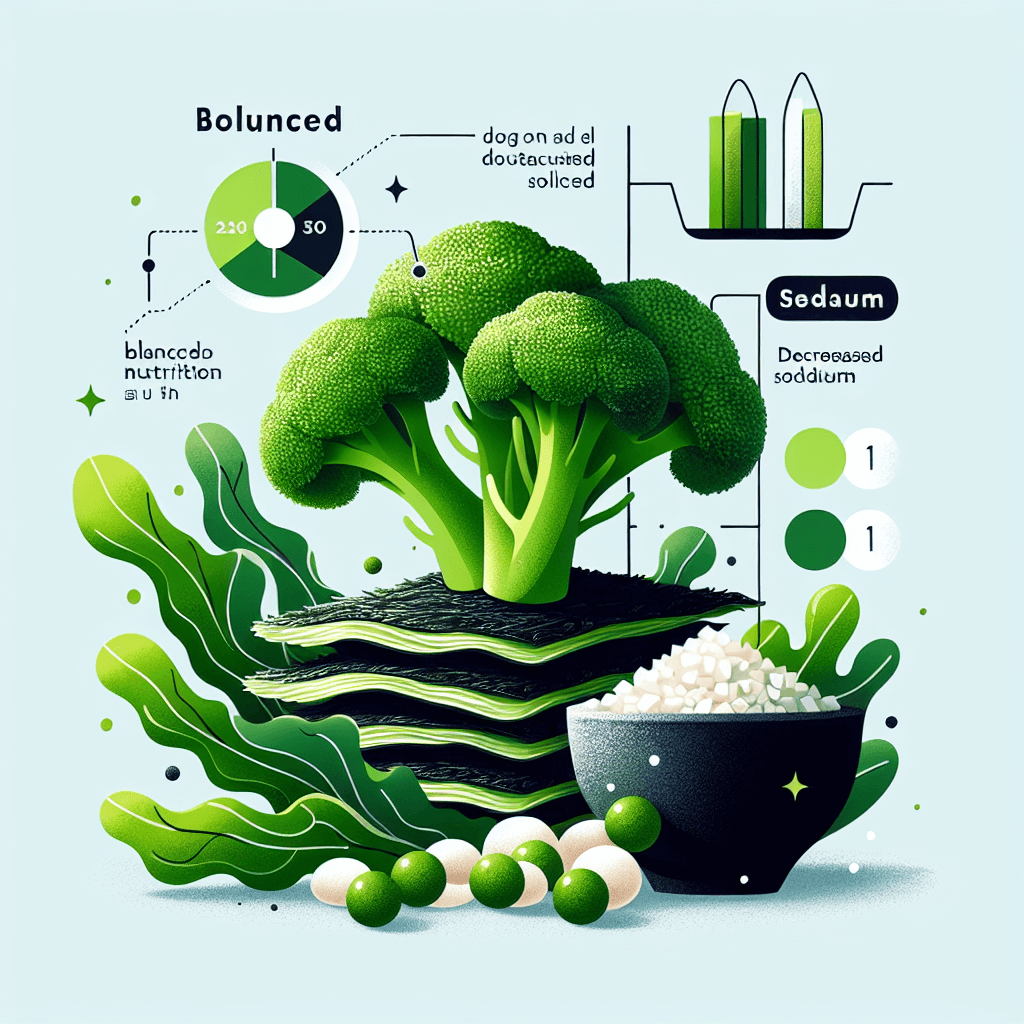 브로콜리와 해조류 매치, 나트륨 낮춘 영양 밸런스