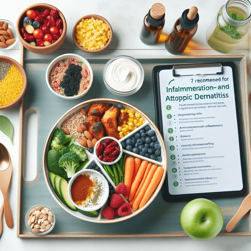 AI가 추천하는 피부염·아토피 완화 7일 식단표: 항염·저자극 식단
