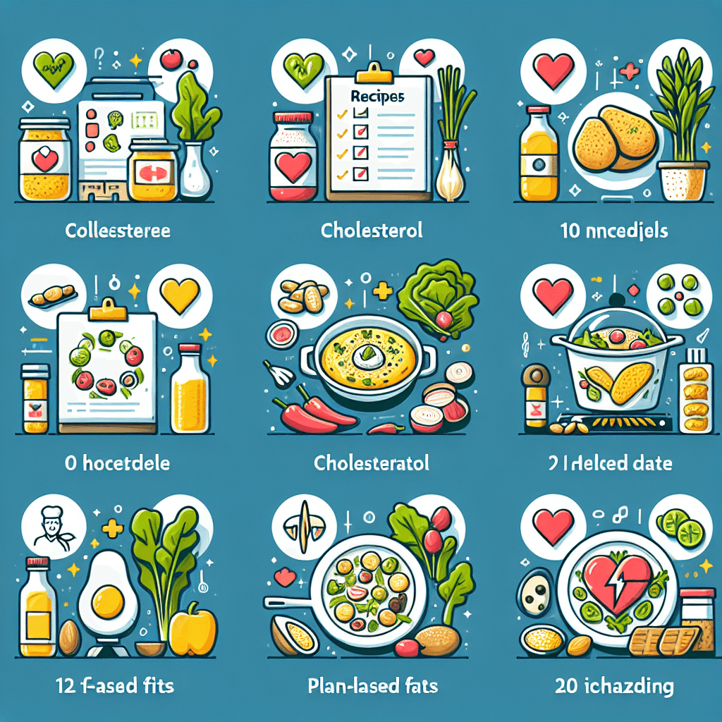 식물성 지방으로 바꾸기: 콜레스테롤 관리 레시피 10선
