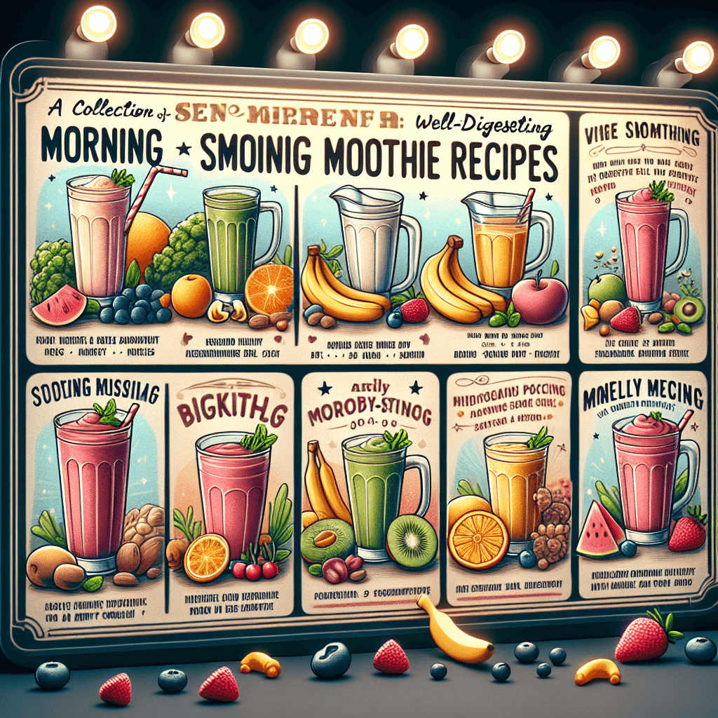 공복 아침 스무디 레시피 모음: 소화 잘되는 조합 7가지