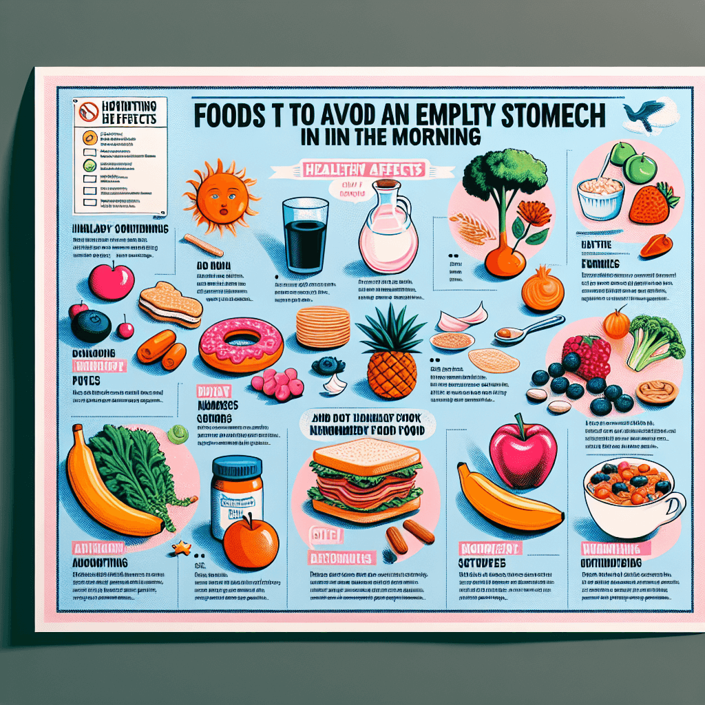공복 아침에 피해야 할 음식과 대체 추천 목록