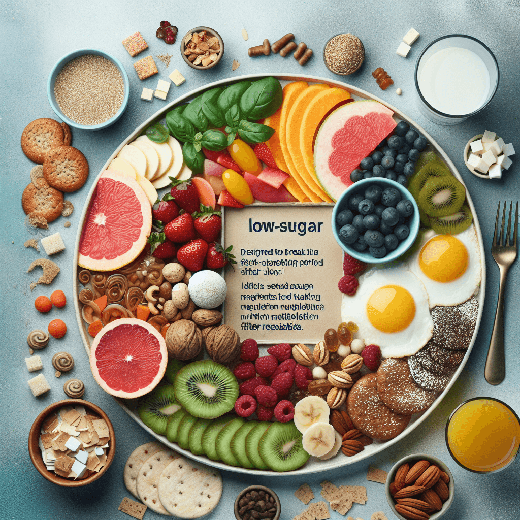 수면 직후 공복을 깨우는 저당 아침 식사 아이디어