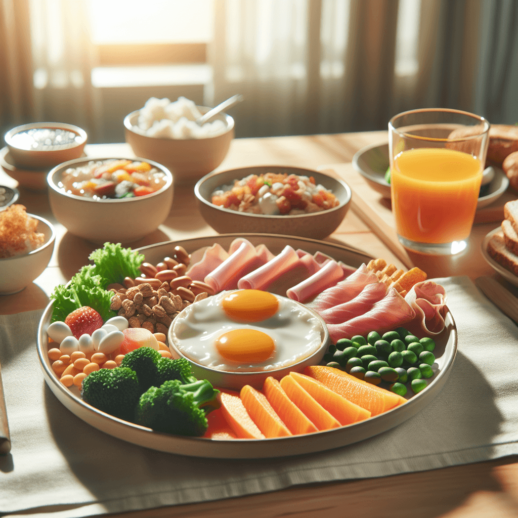 노년층을 위한 공복 아침 영양 식단: 소화·근육 보강 중심