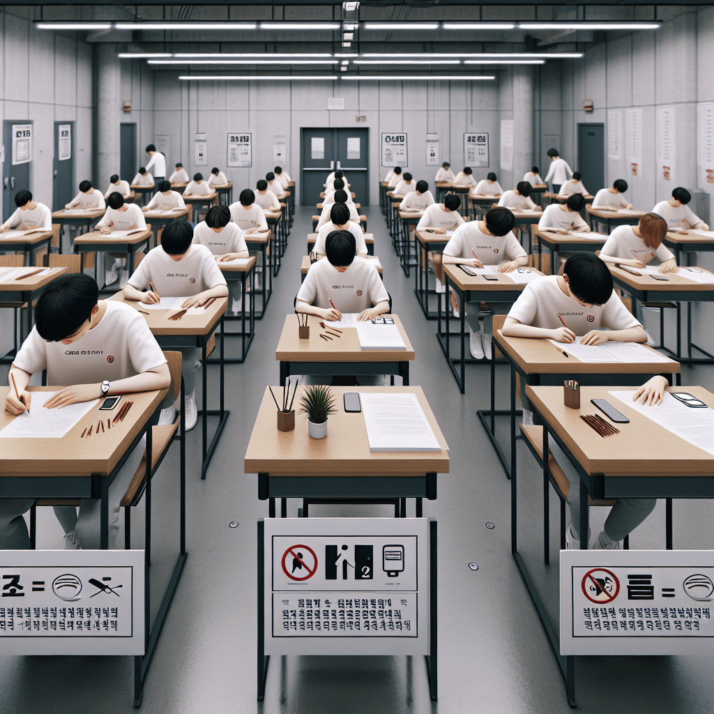 수능 전 모의세팅, 시험장 환경 적응 연습법