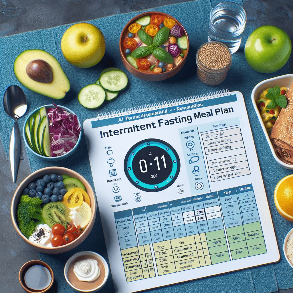 AI가 추천하는 간헐적 단식 병행 식단 1주일 플랜: 안전한 시간제 식사법