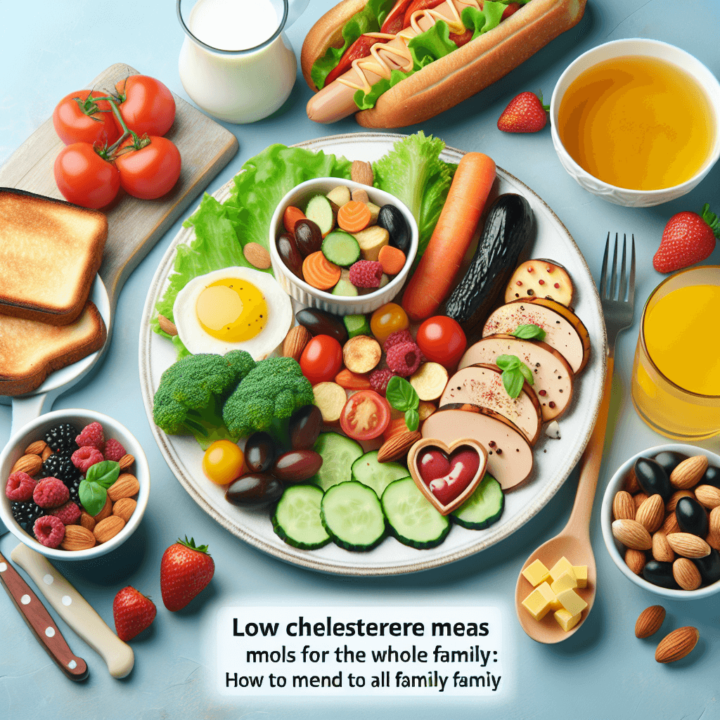 고콜레스테롤 가족을 위한 식탁 가이드: 온 가족 적용법