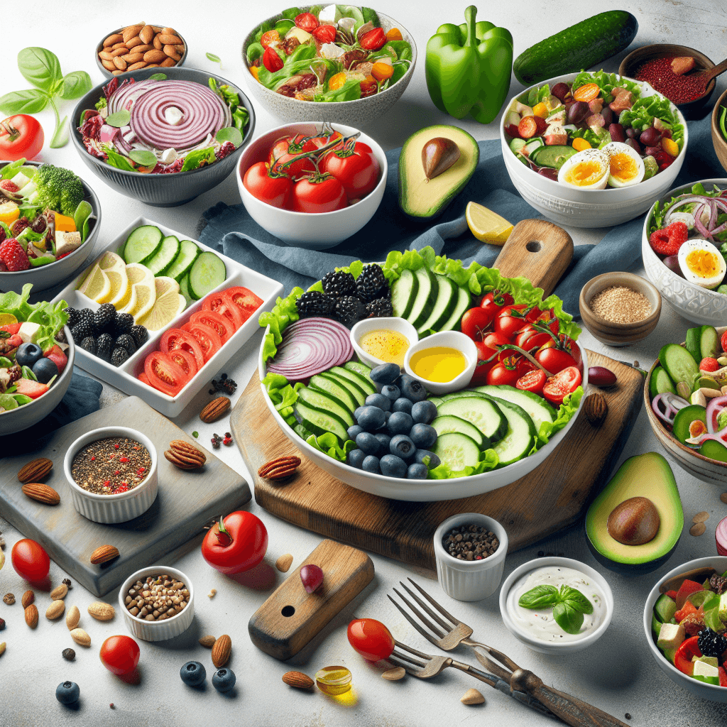 혈관 건강을 위한 저콜레스테롤 샐러드 레시피 10선