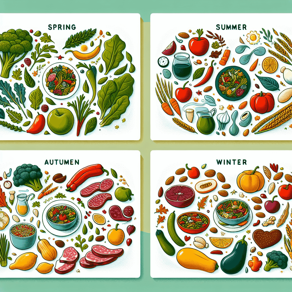 계절별 재료로 만드는 콜레스테롤 저감 레시피(봄·여름·가을·겨울)