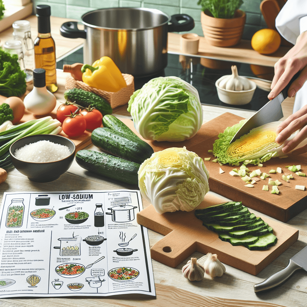 양배추를 활용한 저염 건강식 레시피와 조리 노하우
