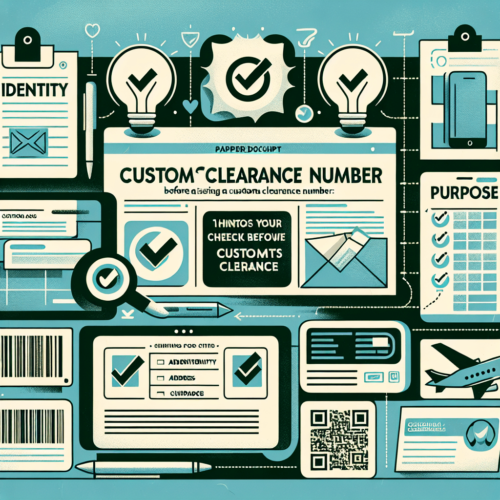 통관번호 발급 전에 확인할 7가지: 신분·주소·목적별 팁