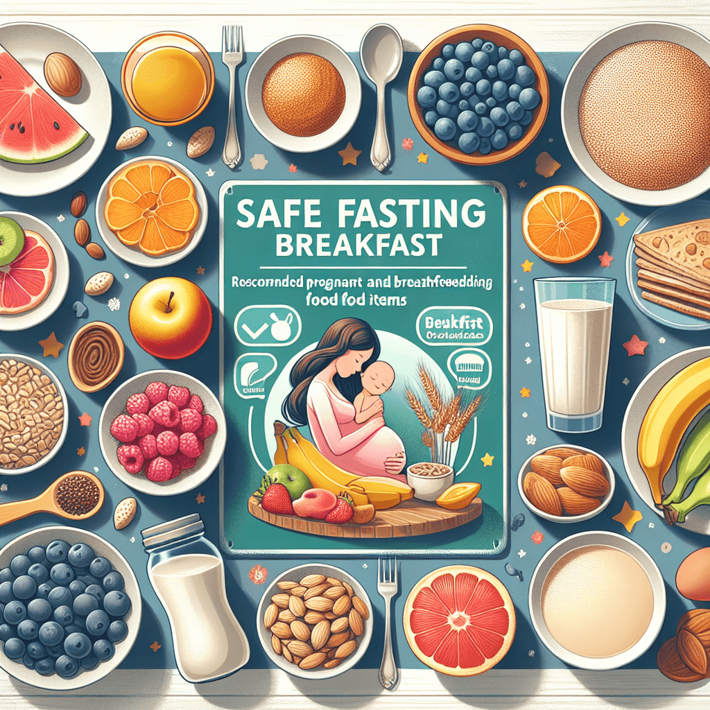 임산부·수유부를 위한 안전한 공복 아침 권장식품(의사 상담 권장)