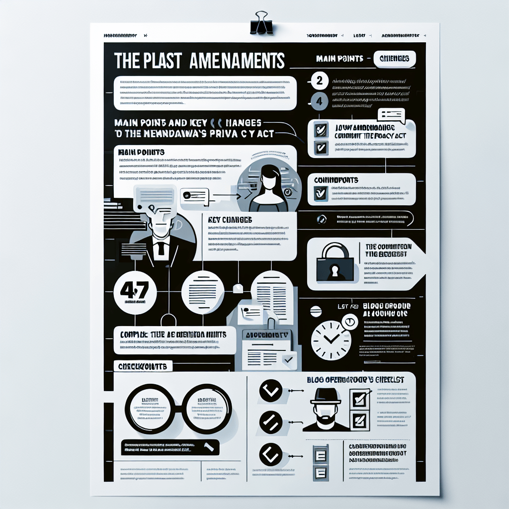 개인정보 보호법 최신 개정 요약과 블로그 운영자 체크포인트