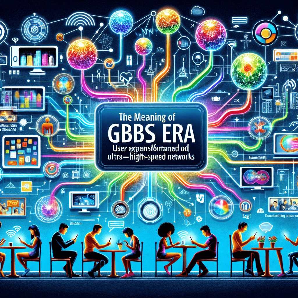 Gbps 시대의 의미: 초고속 네트워크가 바꾸는 사용자 경험