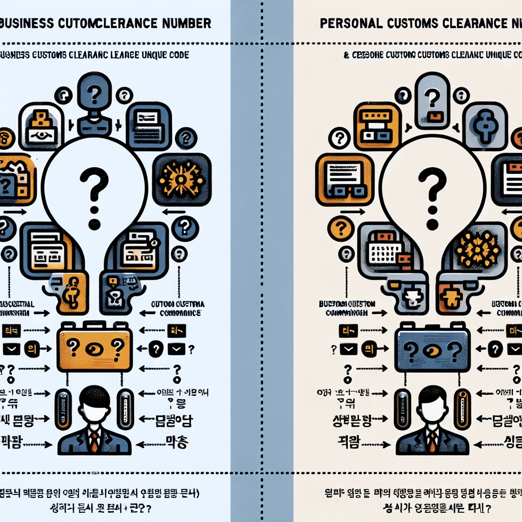 사업자통관번호 vs 개인통관고유부호: 언제 어떤 번호를 쓰나