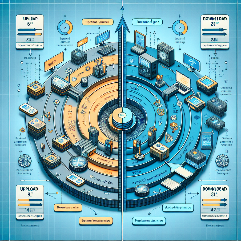 업로드·다운로드 속도 차이의 원인과 단위별 측정법