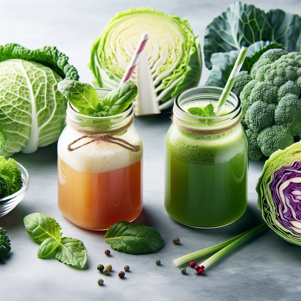 양배추즙과 양배추 생즙의 효능 차이와 선택 기준