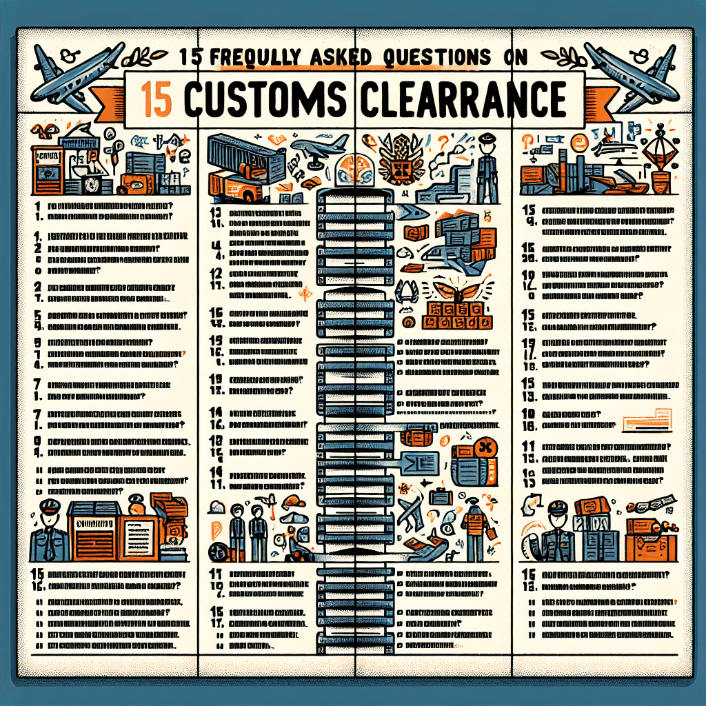 통관번호 발급 시 자주 묻는 질문 15가지 답변