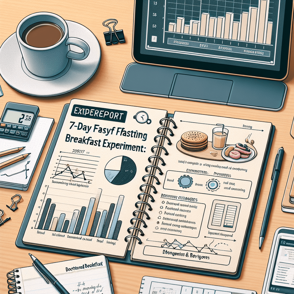 공복 아침 실험 리포트: 7일간 먹어본 변화 기록과 후기