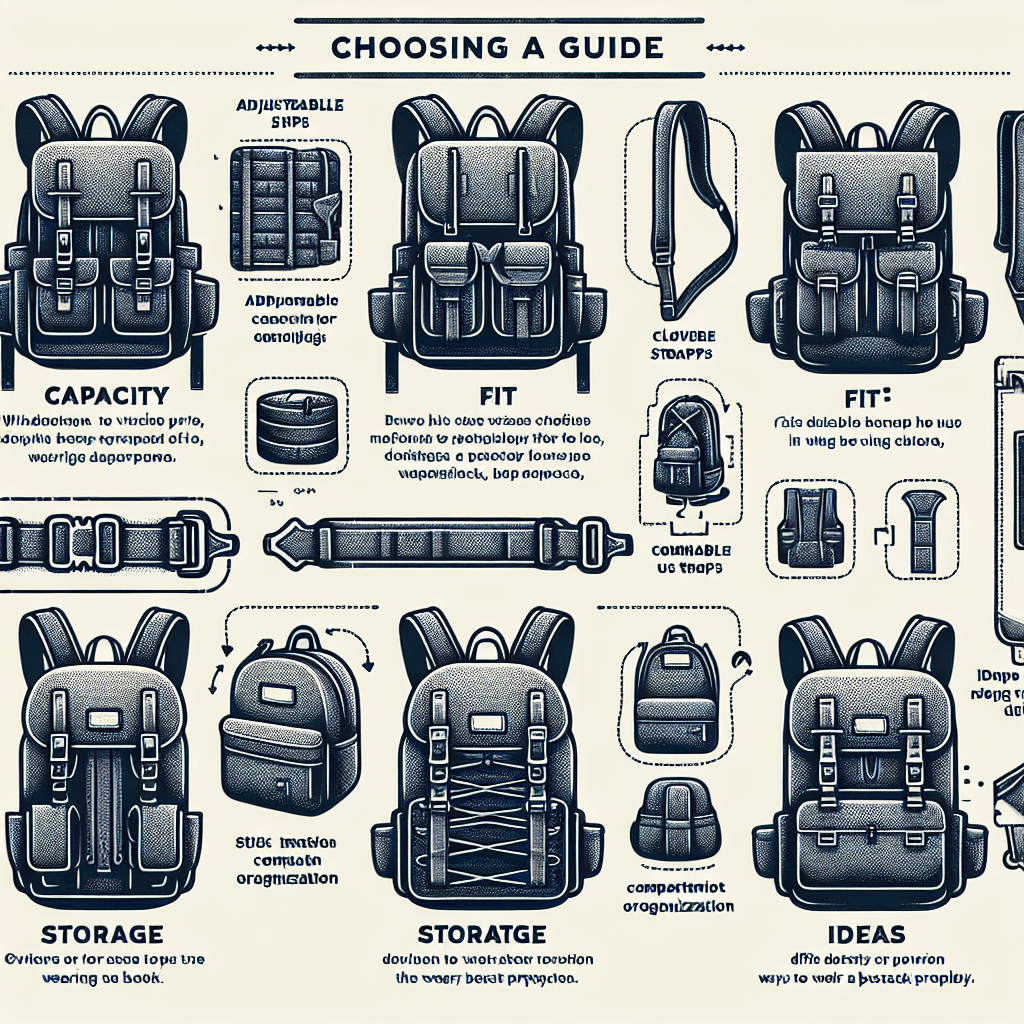 배낭 선택 가이드: 용량&middot;핏&middot;수납 아이디어와 착용법