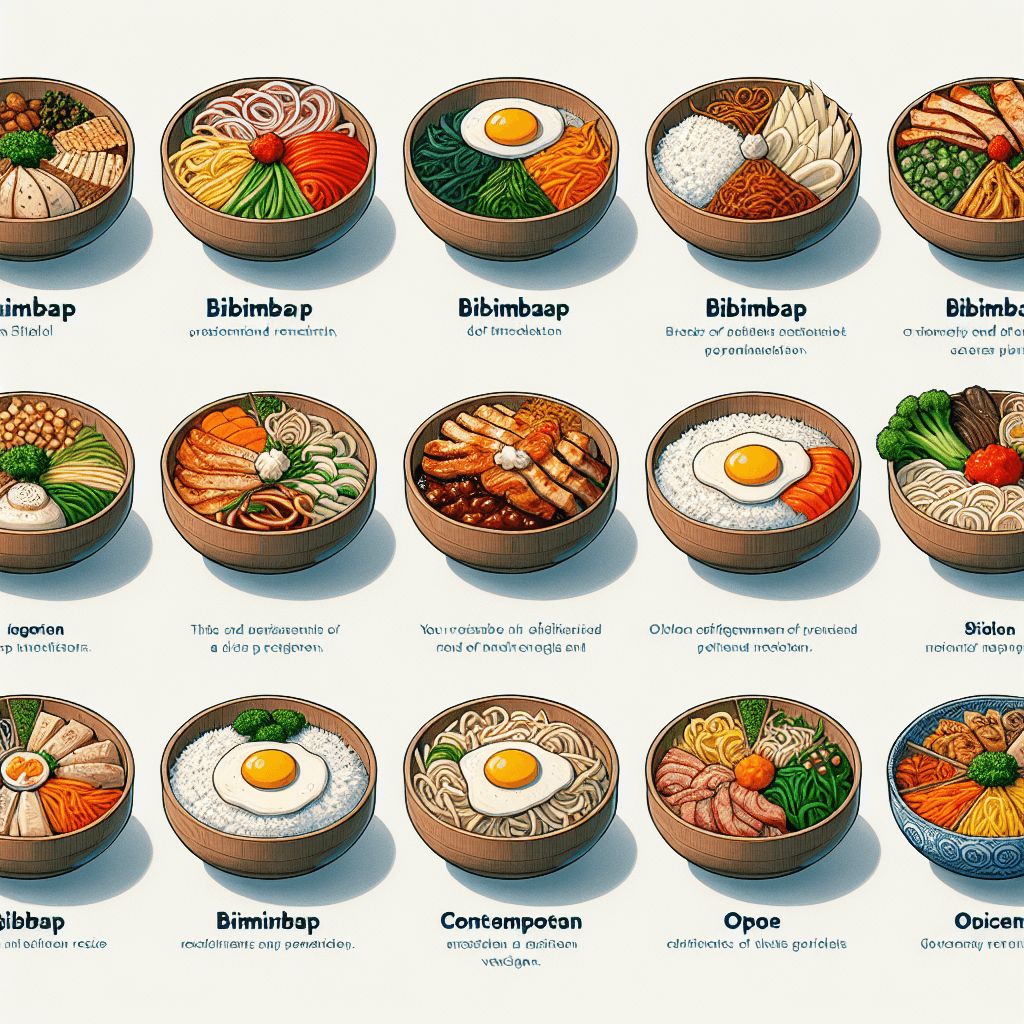 전통 비빔밥 유래와 현대식 변형 레시피 12선