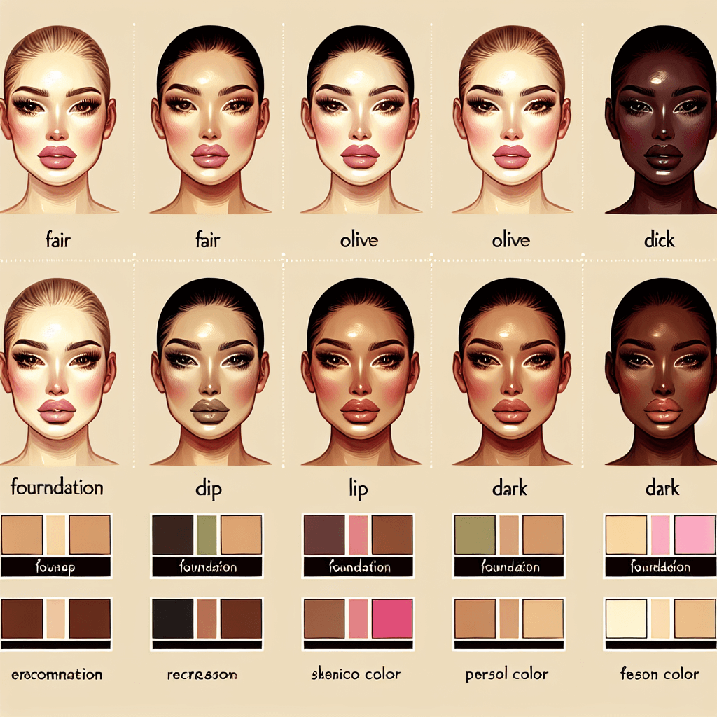 피부톤별 메이크업 가이드: 퍼스널 컬러에 맞는 파운데이션·립 추천