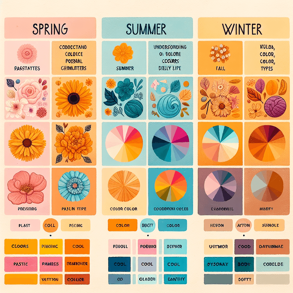 계절별 퍼스널 컬러 컬러 팔레트와 활용 팁(봄&middot;여름&middot;가을&middot;겨울)