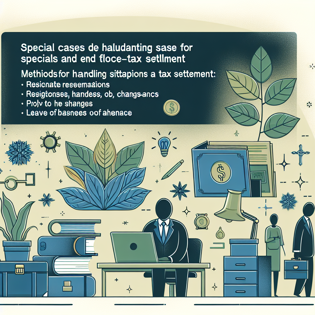 연말정산 특수 사례 가이드: 퇴사&middot;이직&middot;휴직 시 처리법