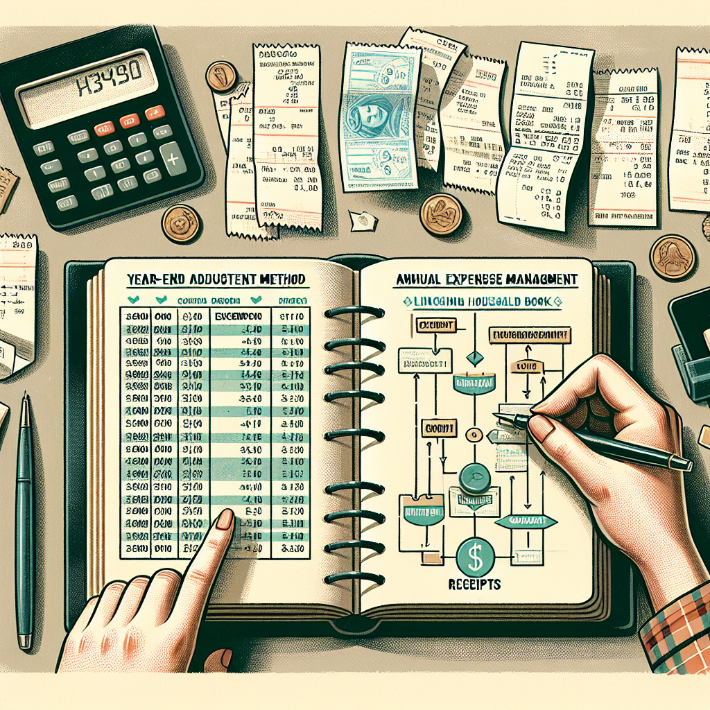 연말정산을 위한 연간 지출 관리법: 영수증과 가계부 연동 팁