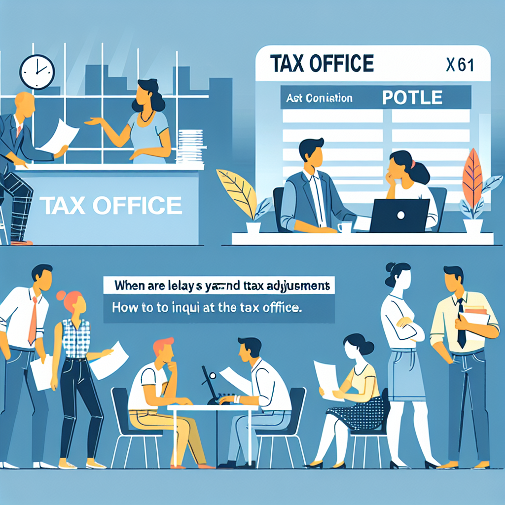 연말정산 환급 지연 시 대처법과 세무서 문의 요령