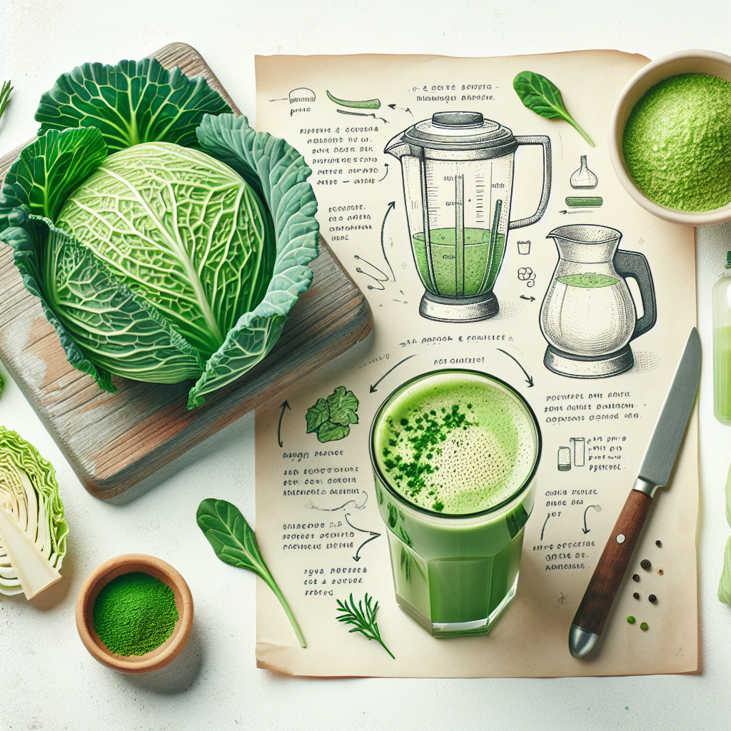 양배추로 만드는 건강 주스 레시피와 제대로 마시는 법