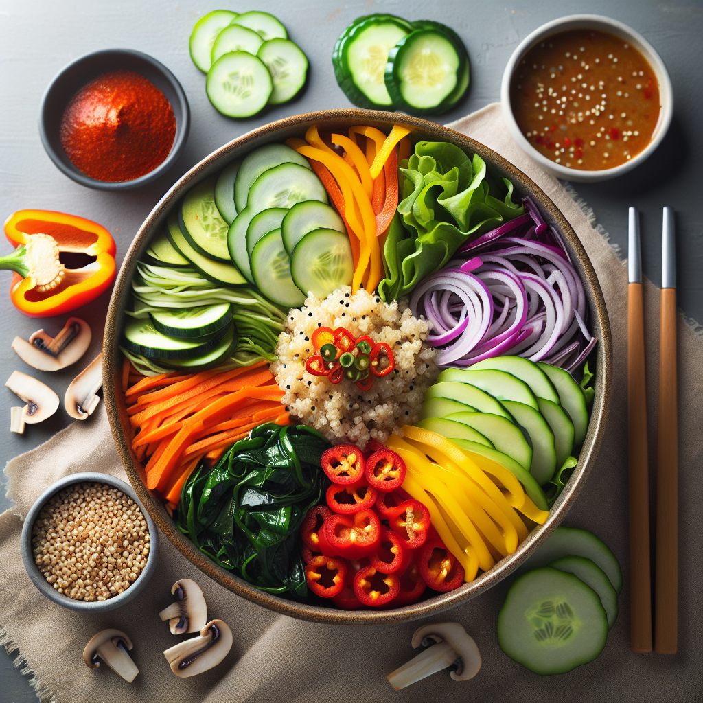 다이어트용 비빔밥: 저칼로리 재료 선택과 조리법