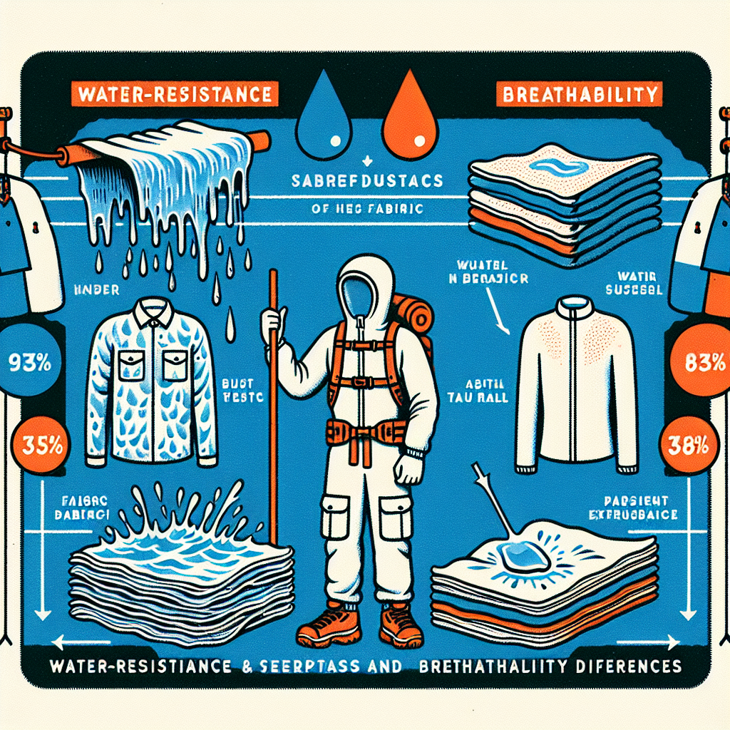 등산 의류 방수&middot;통기성 테스트 가이드: 소재별 비교
