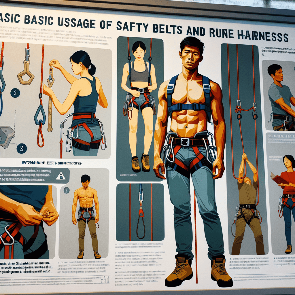 안전벨트&middot;하네스 사용법: 암벽&middot;로프 구간 기본 숙지사항