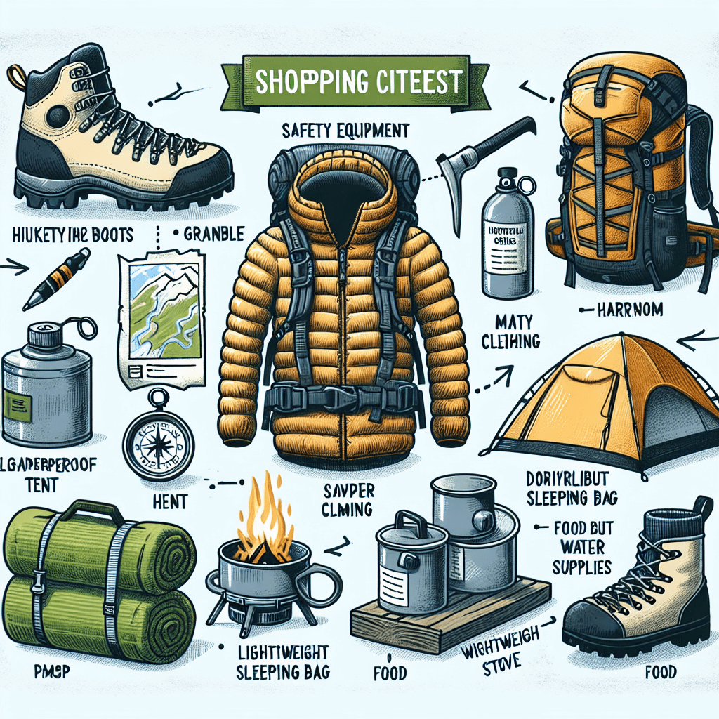 등산 장비 구입 체크리스트: 초보가 놓치기 쉬운 항목들