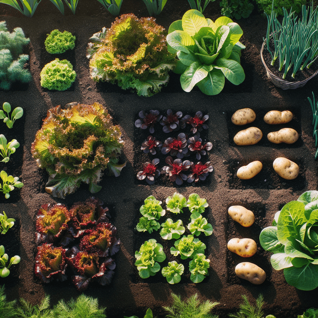 3월 텃밭 시작 감자 상추 등 파종 작물 한눈 정리